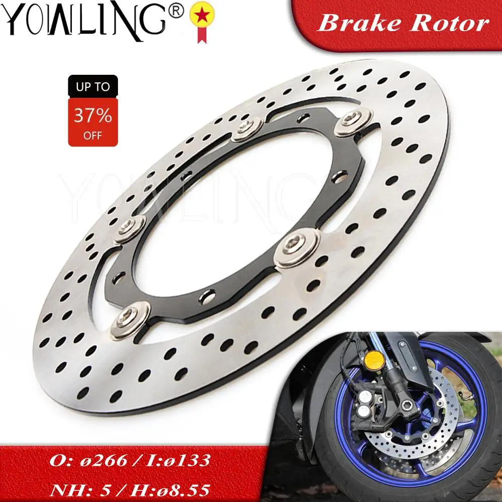 265mm For YAMAHA XP530 T-MAX530 TMAX530 2012 2013 2014 2015 2016 XP TMAX T-MAX 530 Motorcycle Front Brake Disc Plate Brake Rotor
