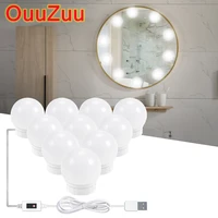 led dressing table mirror lamp hollywood dimmable cosmetic bulb led makeup mirror light bathroom wall lamp usb vanity table lamp
