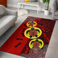 turtle footprint circle dot painting area rug 3d print room mat floor anti slip carpet home decoration themed living room carpet