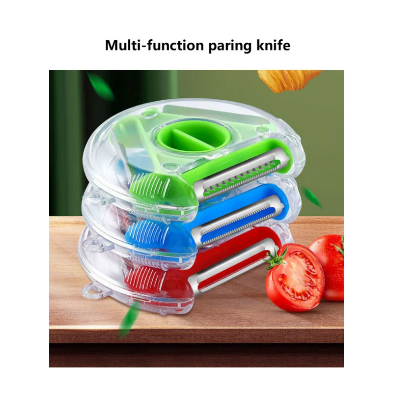 

Direct Selling Three-in-One Peeler Grater Household Potato Peeler Artifact Multifunctional Rotating Peeler