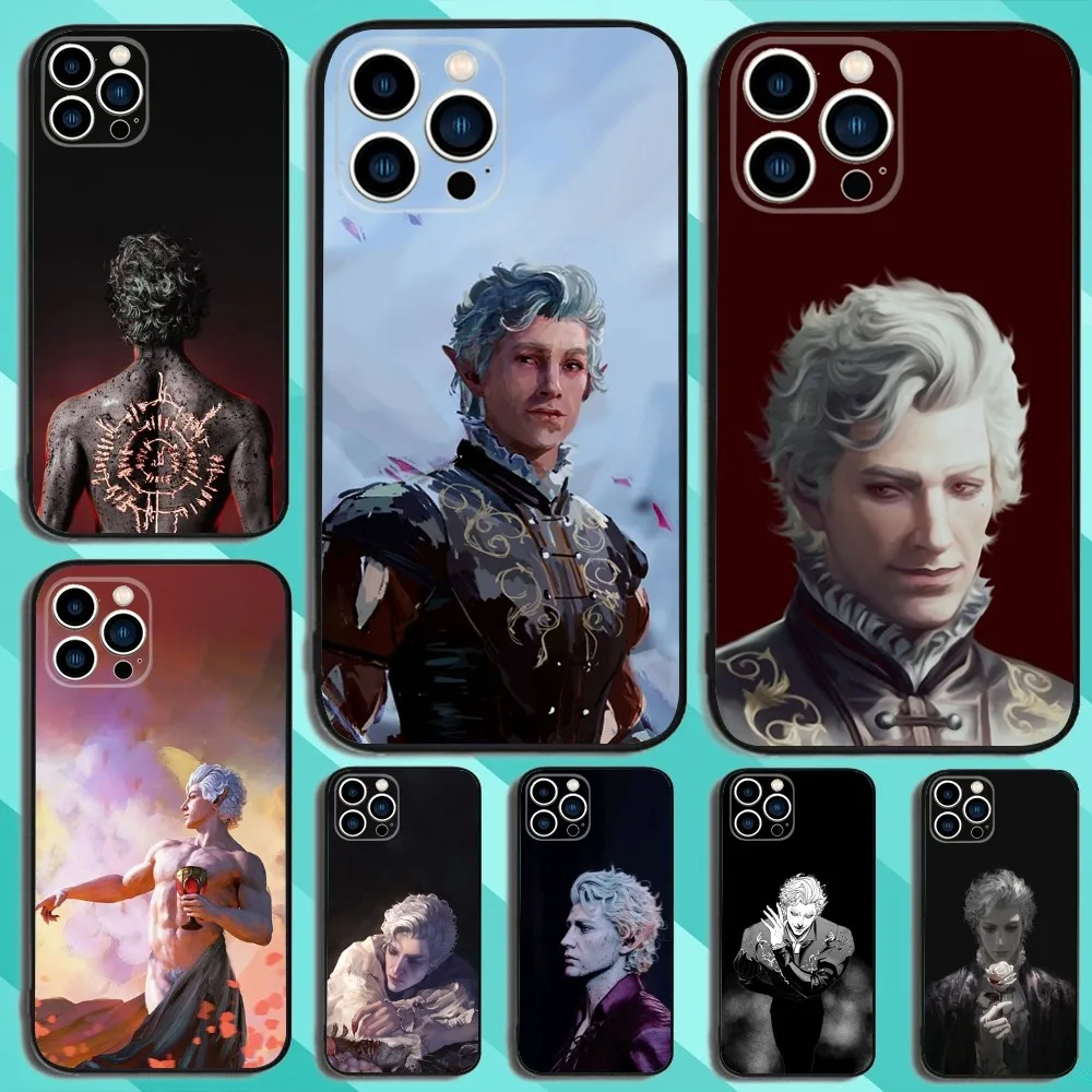Чехол для телефона B-Baldur's G-Gate Astarion iPhone 15 14 13 12 11 Plus Pro Max XS XR SE Mini 8 7 мягкий