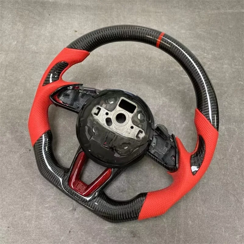 Фото Руль из углеродного волокна для Mazda 3, 6, CX-4, CX-5, RX-7, Axela, Atenza, RX8, MX5, CX3, CX5, RX7, CX8, CX9, с отделкой из замши №3