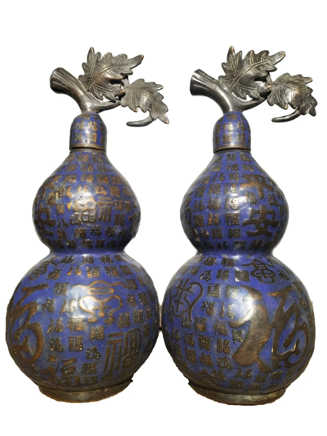 

MOZART Pure Copper Cloisonne Incense Burner Filigree Enamel Color Wanfu Four Seasons Of Peace Gourd Zhao Cai Into The Treasure