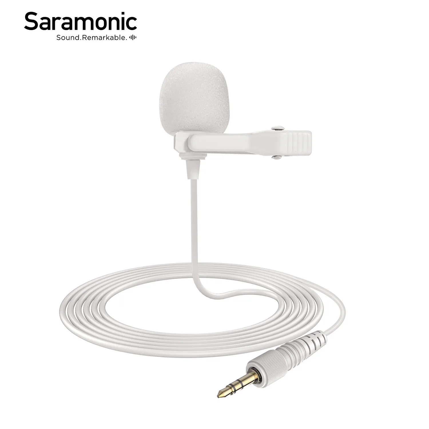 Микрофон Saramonic SR-M1W конденсаторный петличный микрофон 3 5 мм TRS для потоковой