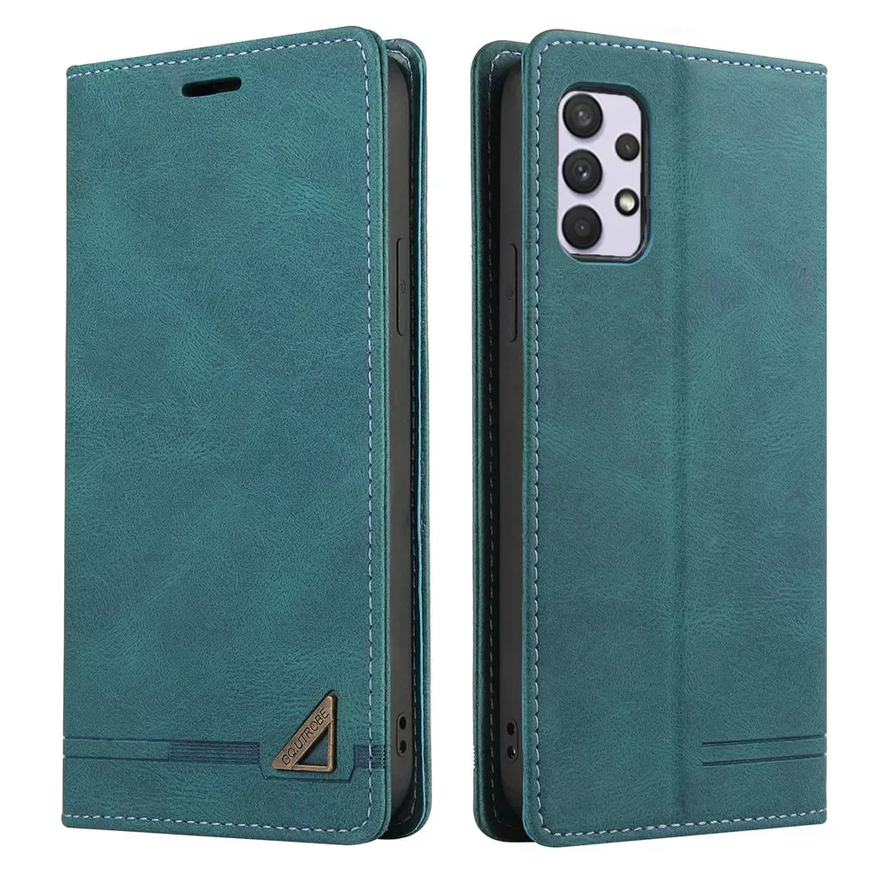 

for Samsung Galaxy A22 Case A23 A52S 72 A73 A03S A13 32 52 S A12A 23 A33 A53 5G Protect Case Leather Flip Cover RFID Book Shell
