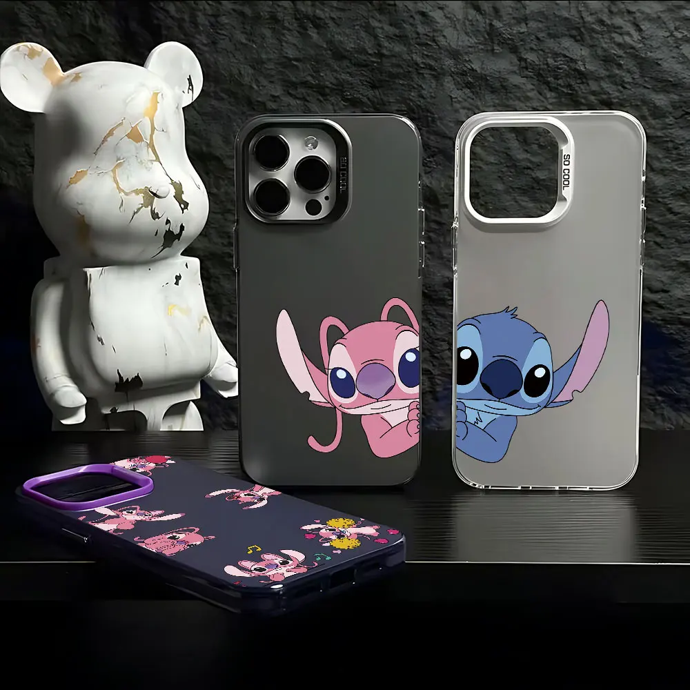 Мультяшный Стич популярный милый чехол для телефона IPhone 15 14 13 12 11 Pro Max X XR XSMAX 8 7 Plus