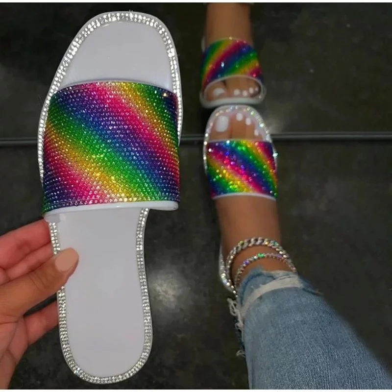 Women Slippers Summer Slides High Quality Open Toe Flat Fashion Casual Shoes Leisure Sandal Female Beach Flip Flops Big Size 43