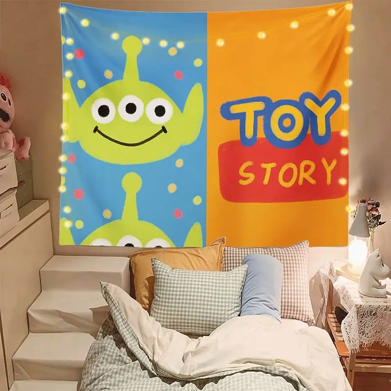 Фон История игрушек ткань с тремя глазами спальня студенческий макияж общежитие