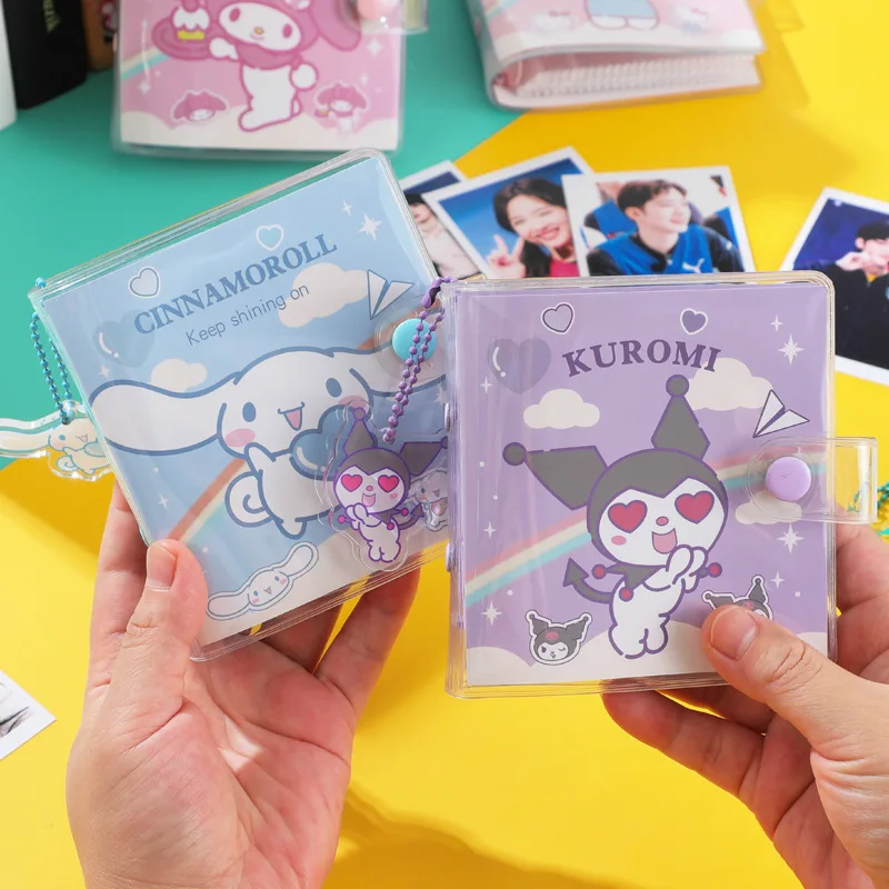 

3-дюймовый фотоальбом с аниме Sanrio Kuromi для хранения, подарок, фотоальбом Sanrio, фотоальбом для мини-грузовика, Обложка для карт, оригинальный по...