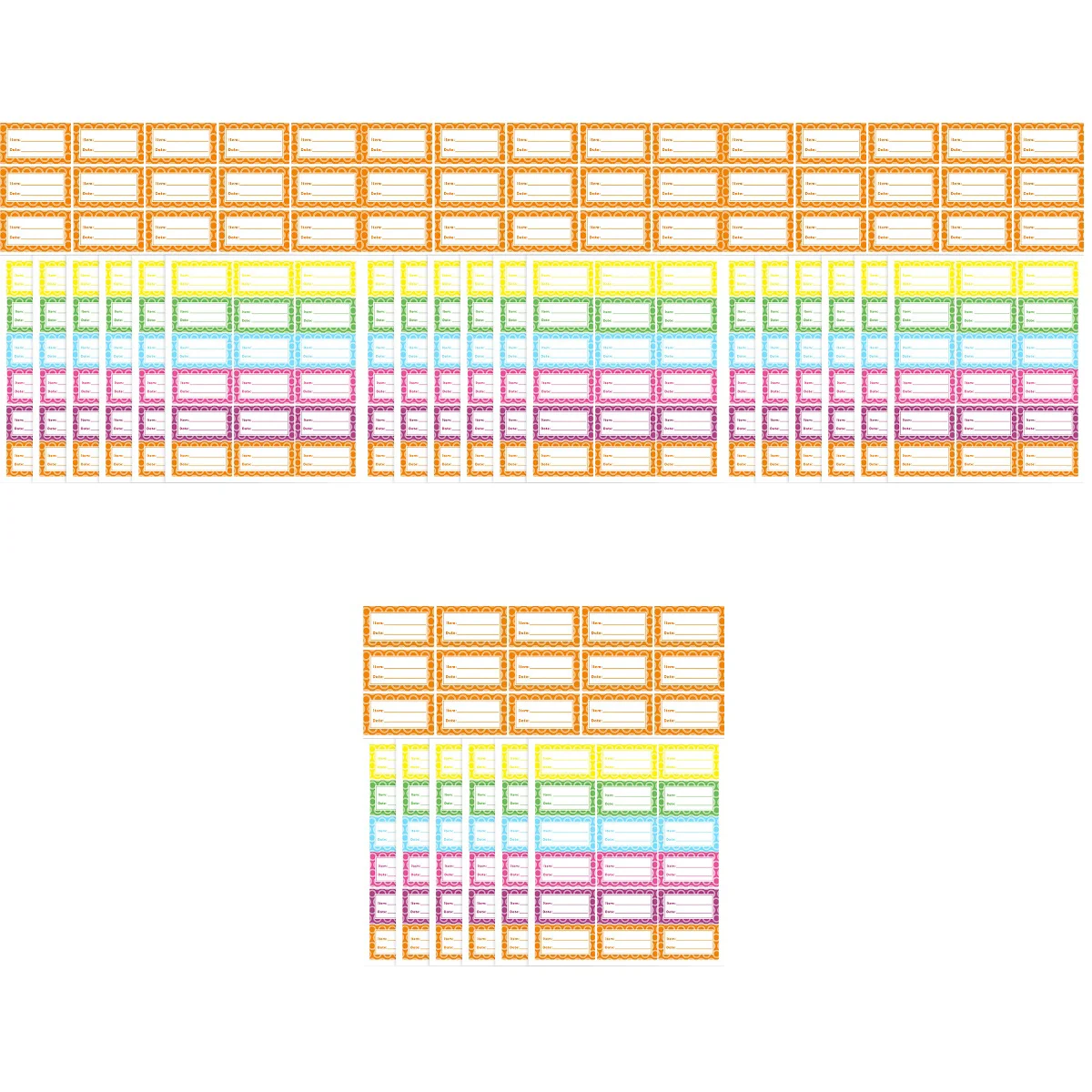 

1440 Date Labels Freezer Writable Sticker Recording Labels Freezer Labels