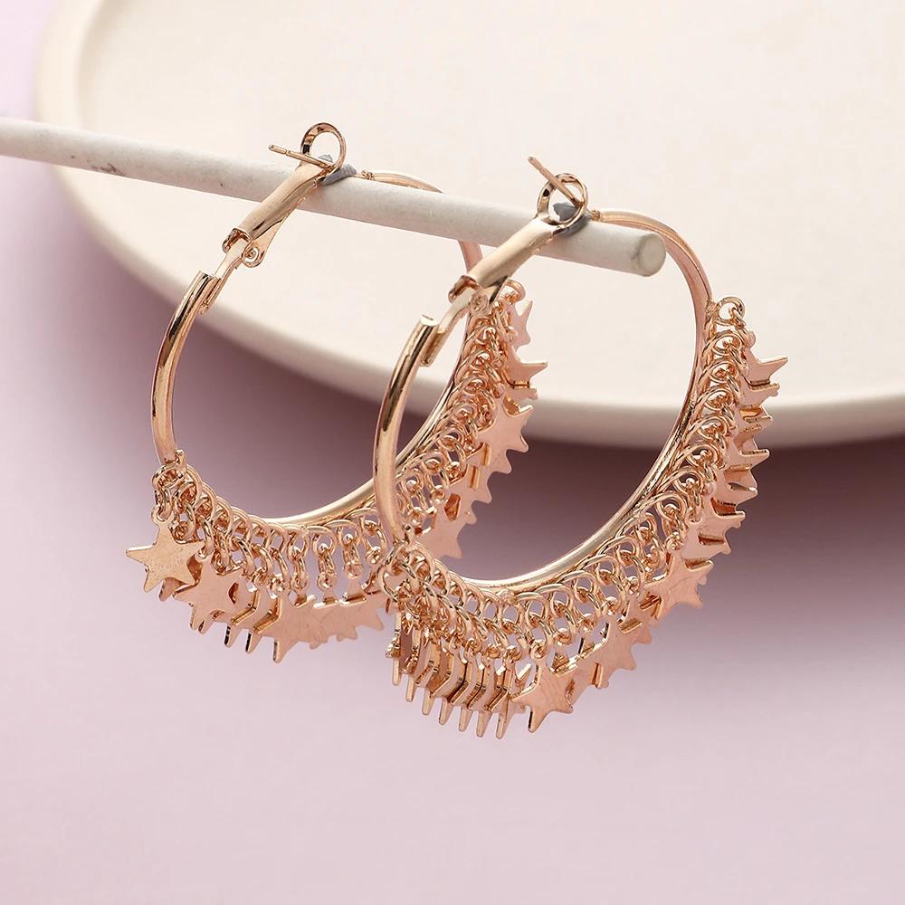 Украшения-кольца женские металлические крупные круглые с геометрической