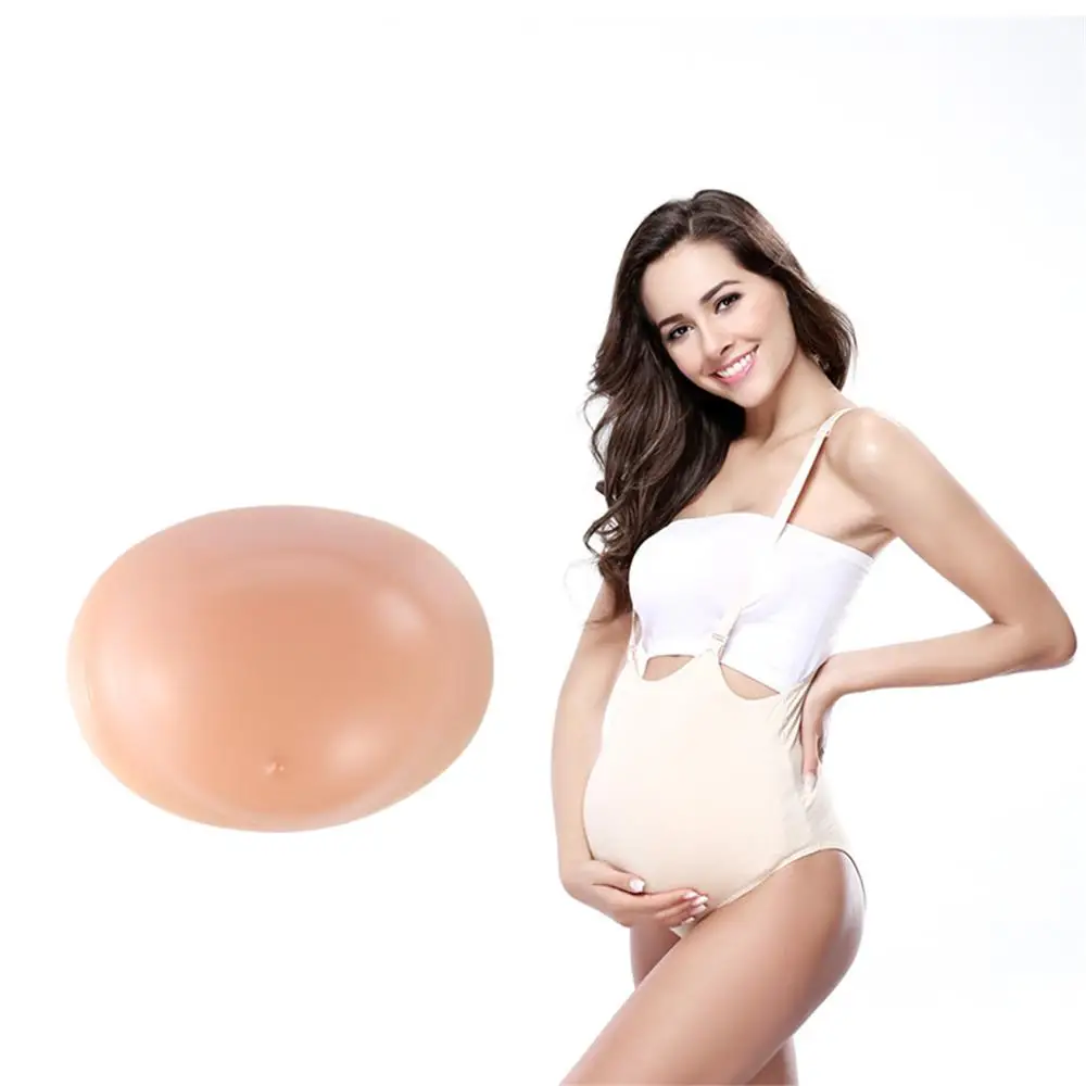 

100% силиконовый гель для имитации живота, искусственный живот для беременных, реквизит для показа живота для кроссдрессеров, женщин