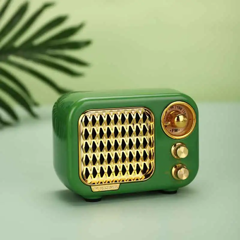 Классический ретро-радиоприемник портативный мини FM MP3 радиоприемник стерео