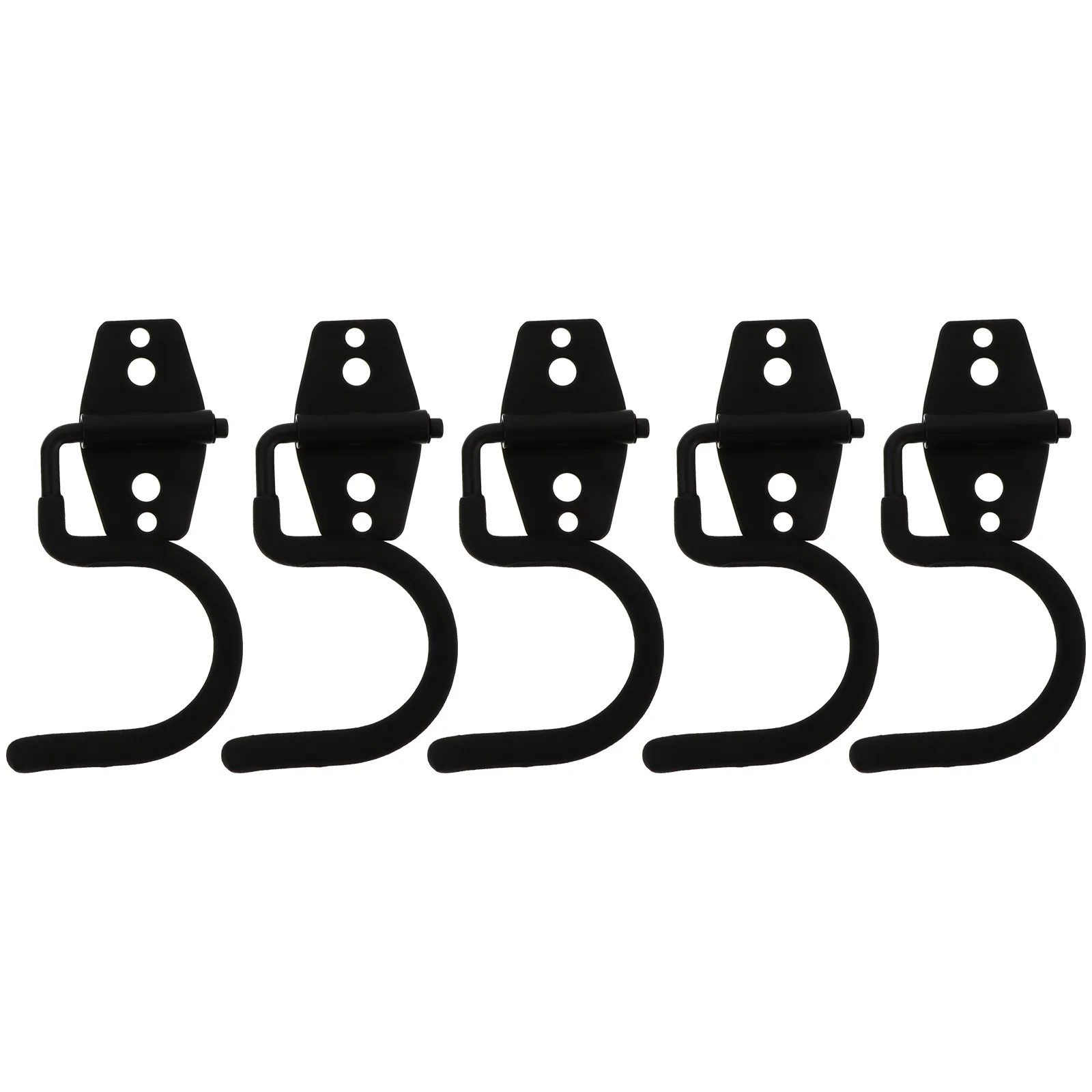 

5 Pcs Wall Mounted Holder Broom Mop Hook Hanging Garden Tool Organizer Ladder Heavy Duty Storage Hangers Metal Hooks Garage