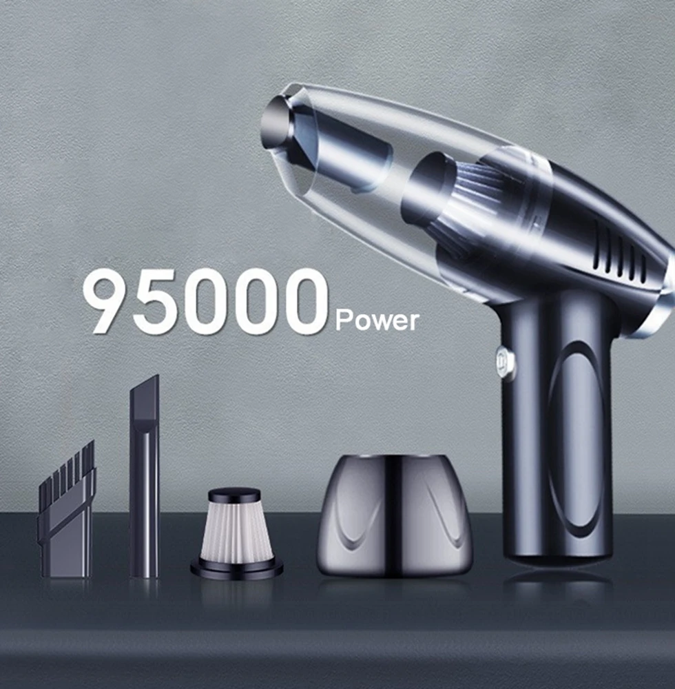 

Mini Portable Car Vacuum Cleaner Wireless Rechargeable Household Handheld Automatic Vacuum Cleaner High Suction Powerful Cleaner