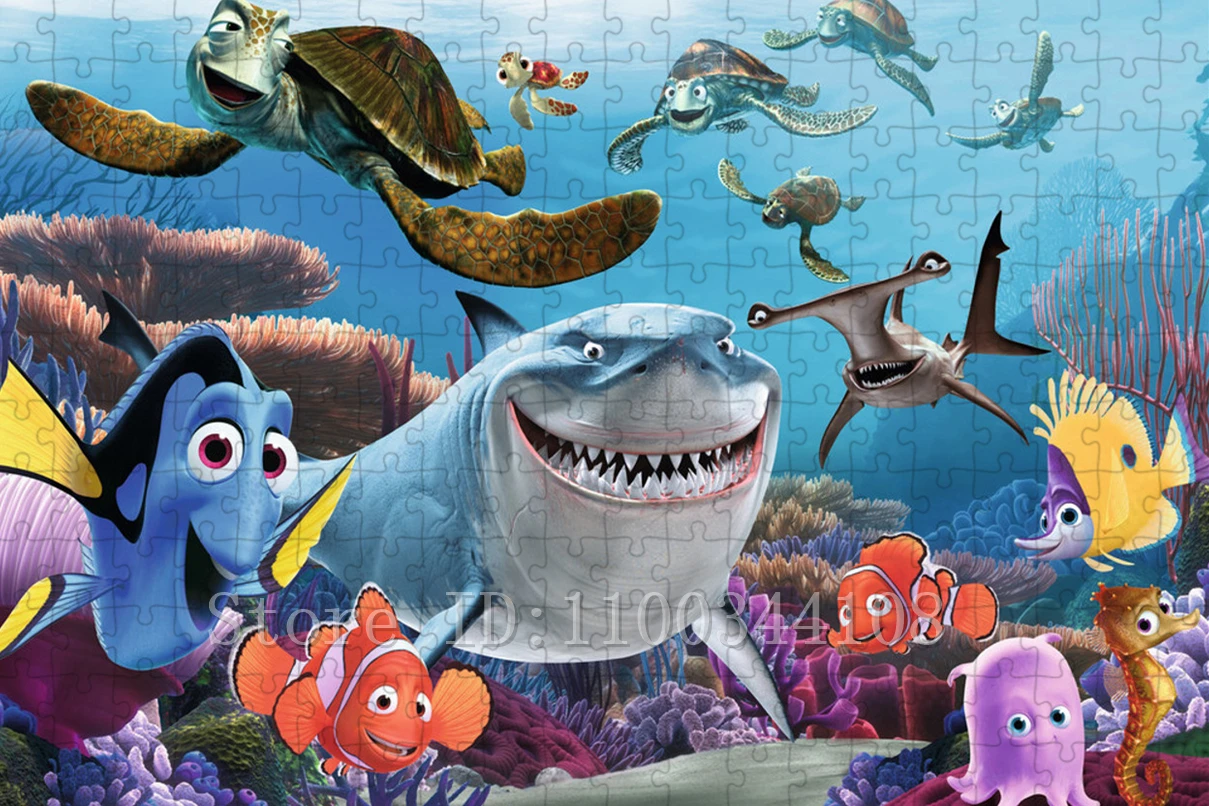 Пазлы Disney Finding Nemo рыбы животные мультяшные пазлы интерактивные игры для