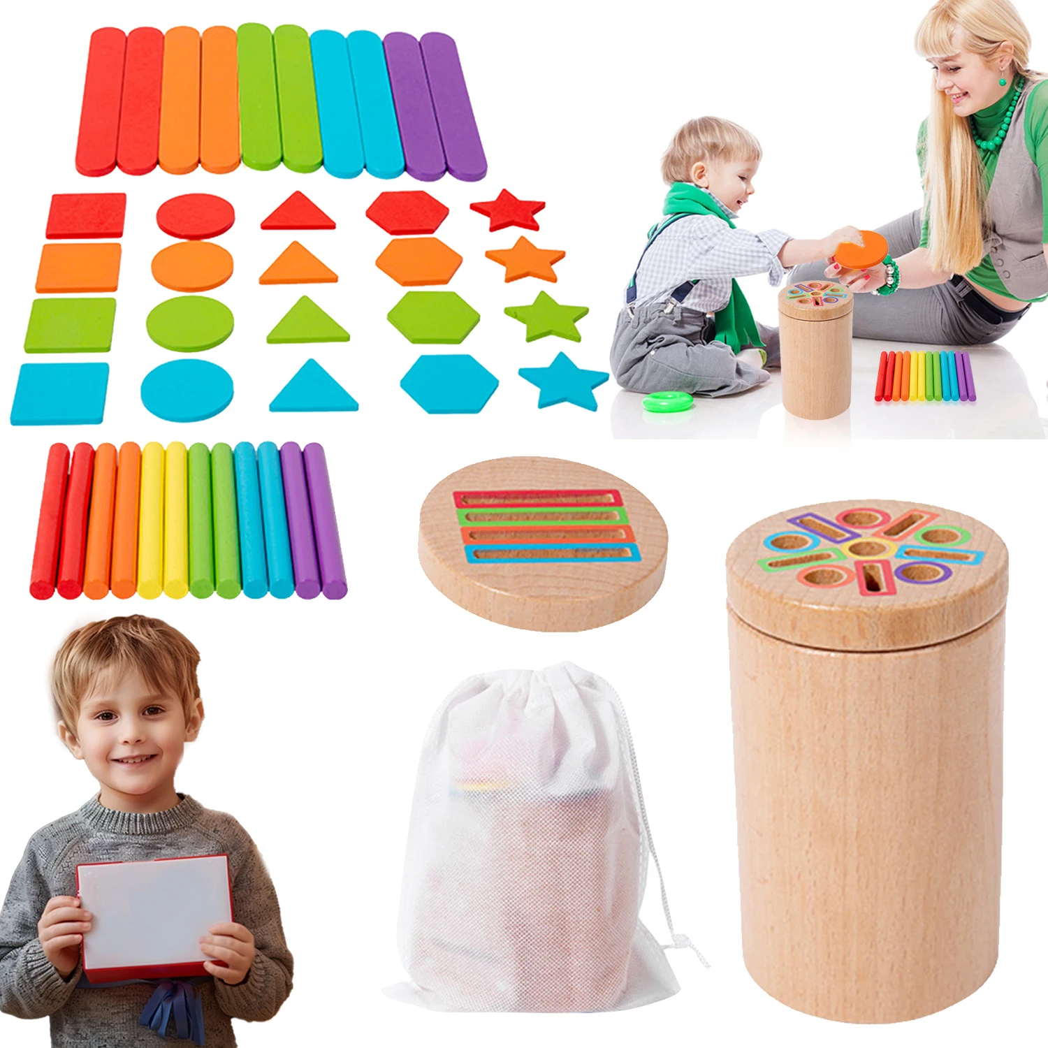 Деревянная цветная сортировочная форма обучающие игрушки для малышей Детские