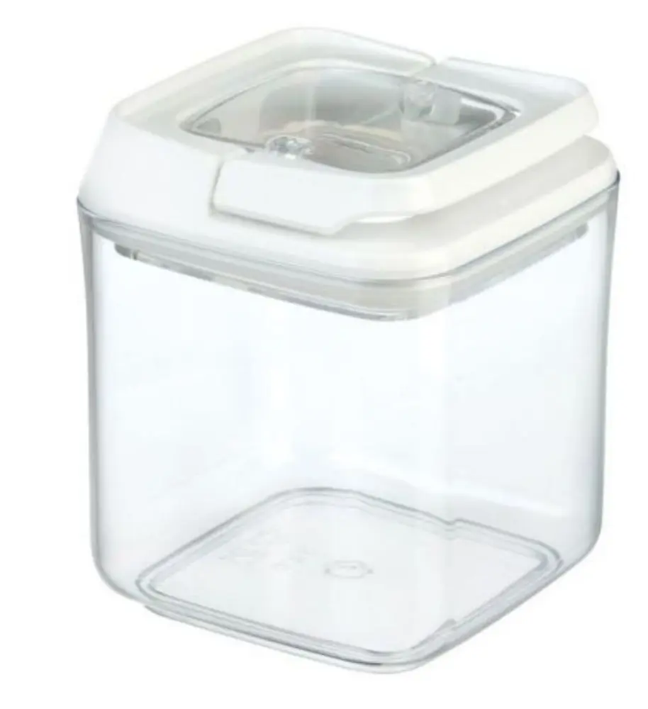 

Supplies Jar Ziplock Storage Container with Silicone Sealed Square Supplies Container Vacuum 0.70 Lt