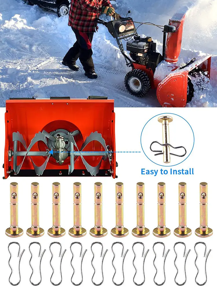 20 шт./компл. ножницы и штифты Cub кадет MTDFor Craftsman SnowBlowers 738-04124A 714-04040 снегоочистители