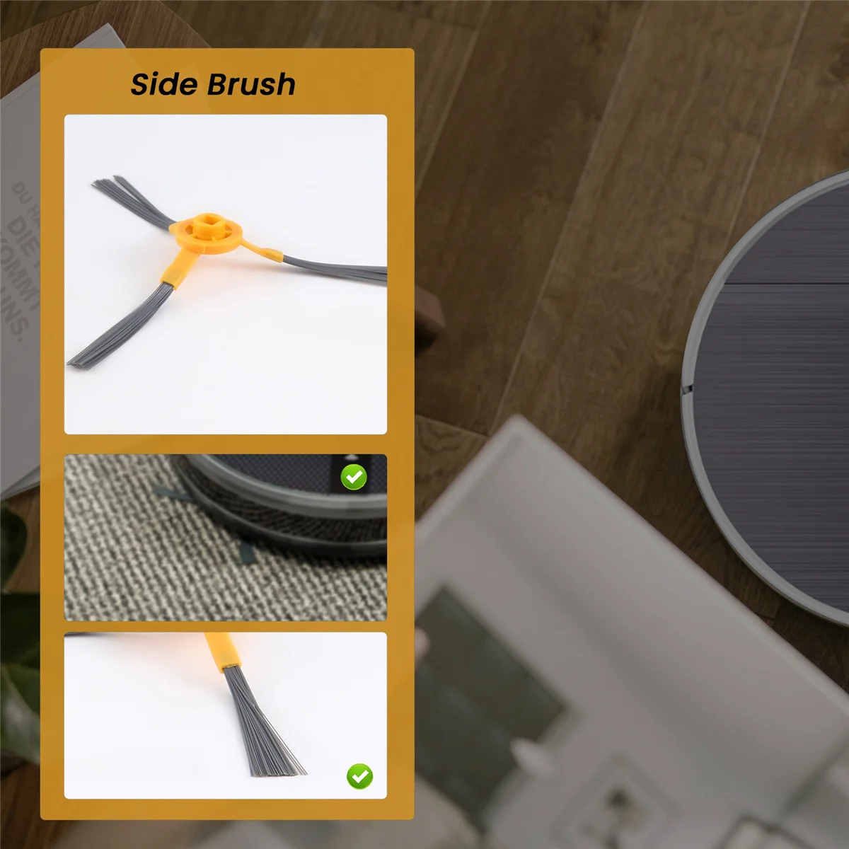 2 шт. боковые щетки для робота-пылесоса T550W T560H сменные аксессуары уборки дома