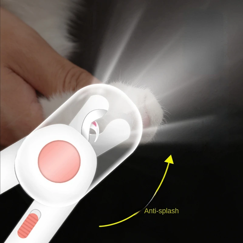 

Мини-машинка для стрижки когтей домашних животных, светодиодная лампа для стрижки когтей домашних животных, ножницы для ухода за когтями для маленьких собак, кошек, ножницы, аксессуары для собак