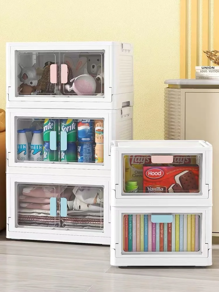 

Stackable Transparent Foldable Storage For Travel Outdoor Clothes Large Storage Blankets Box Capacity Folding Organizer Bag Box