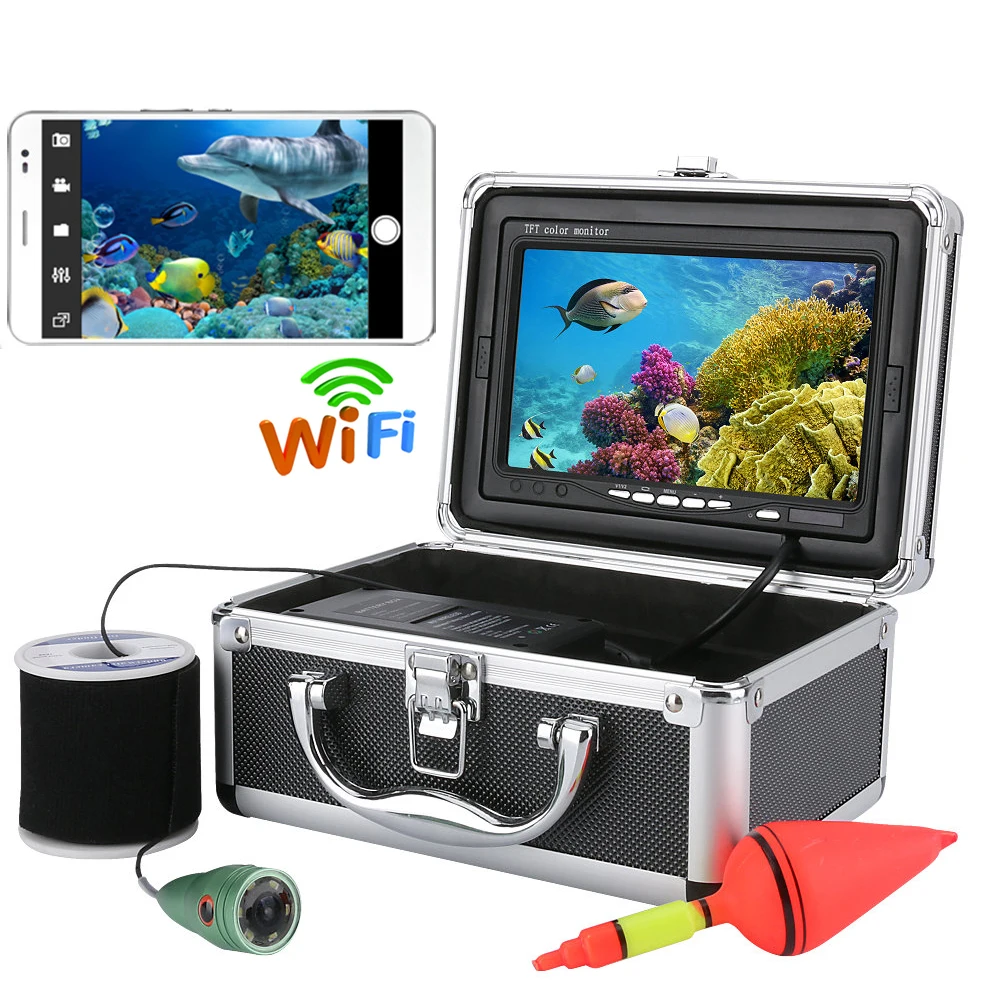 

Видеокамера GAMWATER для подводной рыбалки с экраном 7 дюймов, HD, Wi-Fi