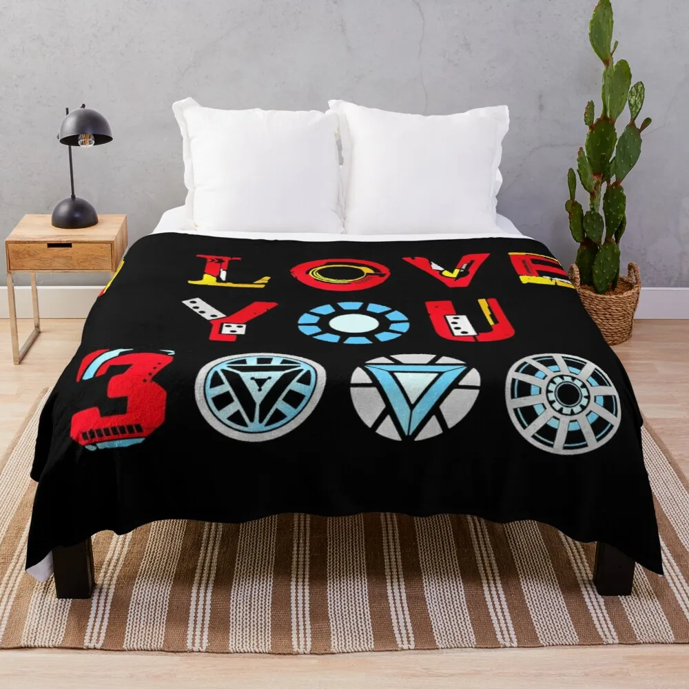 

I Love You 3000 v3 Throw Blanket crochet blanket plush queen size blanket Sofa quilt