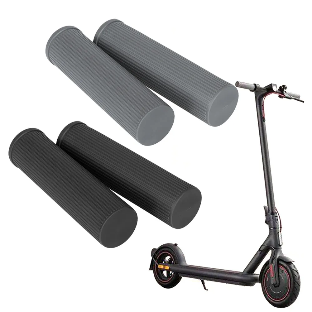

1 Pair Rubber Handlebar Grip Electric Scooter Handle Cover For X Iao*mi 4pro Non-slip Scooter Grip Covers E-Scooter Accessories