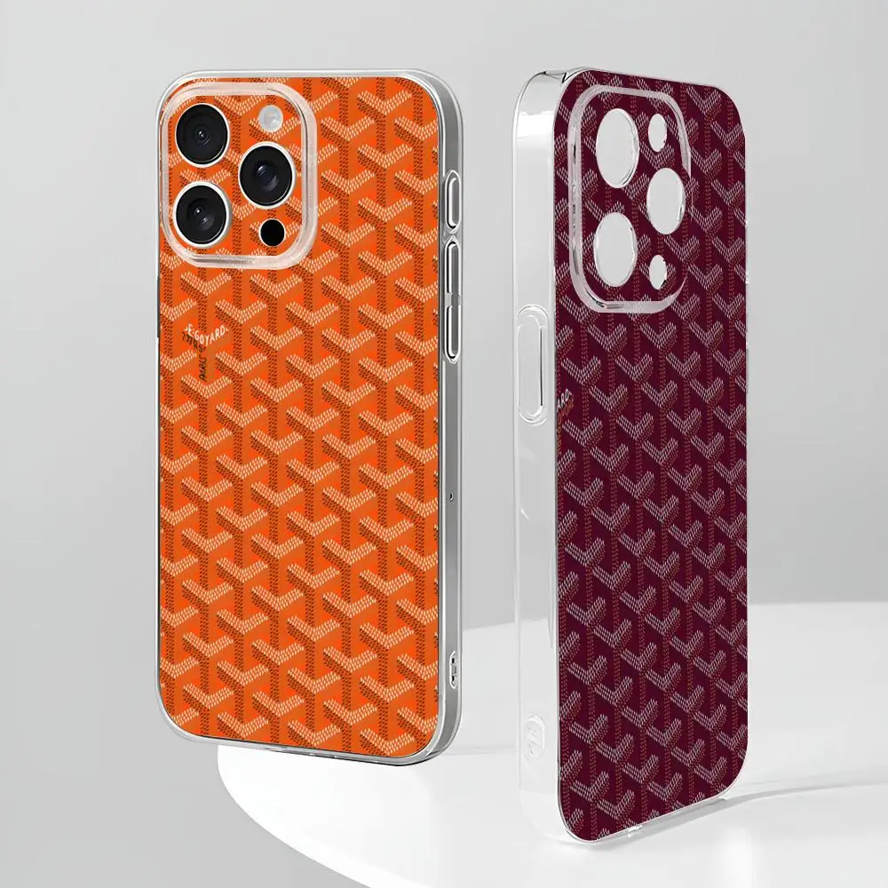 Модный роскошный коврик для мыши G-GoyardEs новый iPhone 16 15 14 12 13 11 Pro Max Mini X XR XS Plus черный