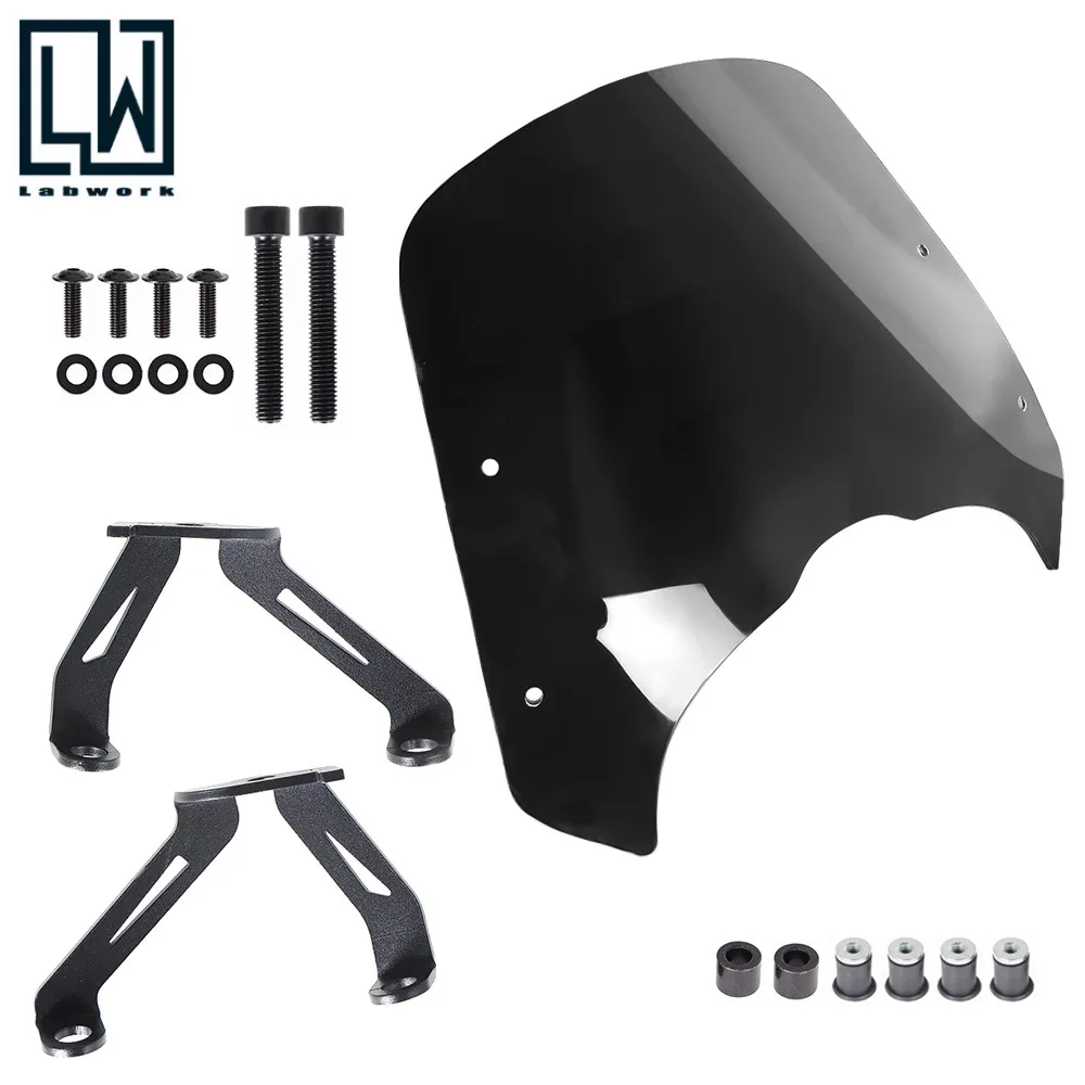 

Подходит для Kawasaki Vulcan S VN650 N70 2015-2020 Спорт ветровое стекло дым