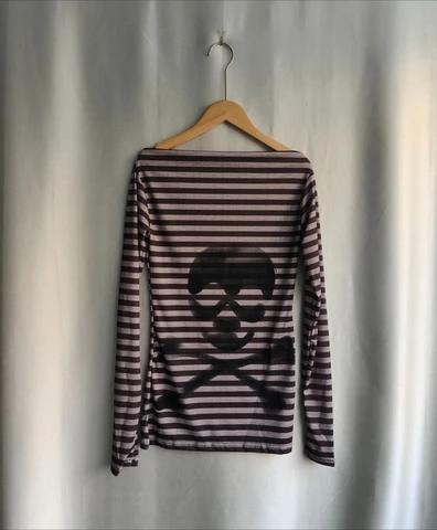 Neploe Япония Femme Хлопковая футболка с длинным рукавом