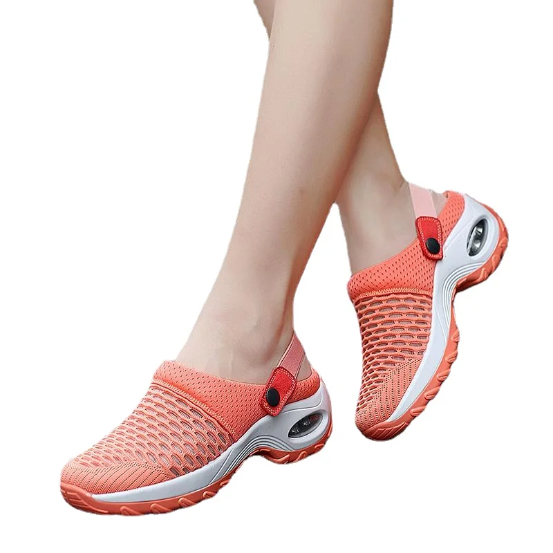 New women's beach sandals summer mesh outdoor casual walking shoes