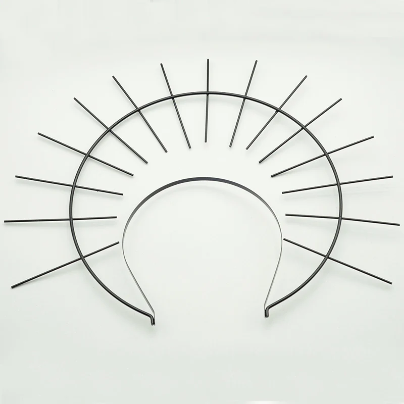 Обручи для волос двухслойные из металлической проволоки 5 шт. |