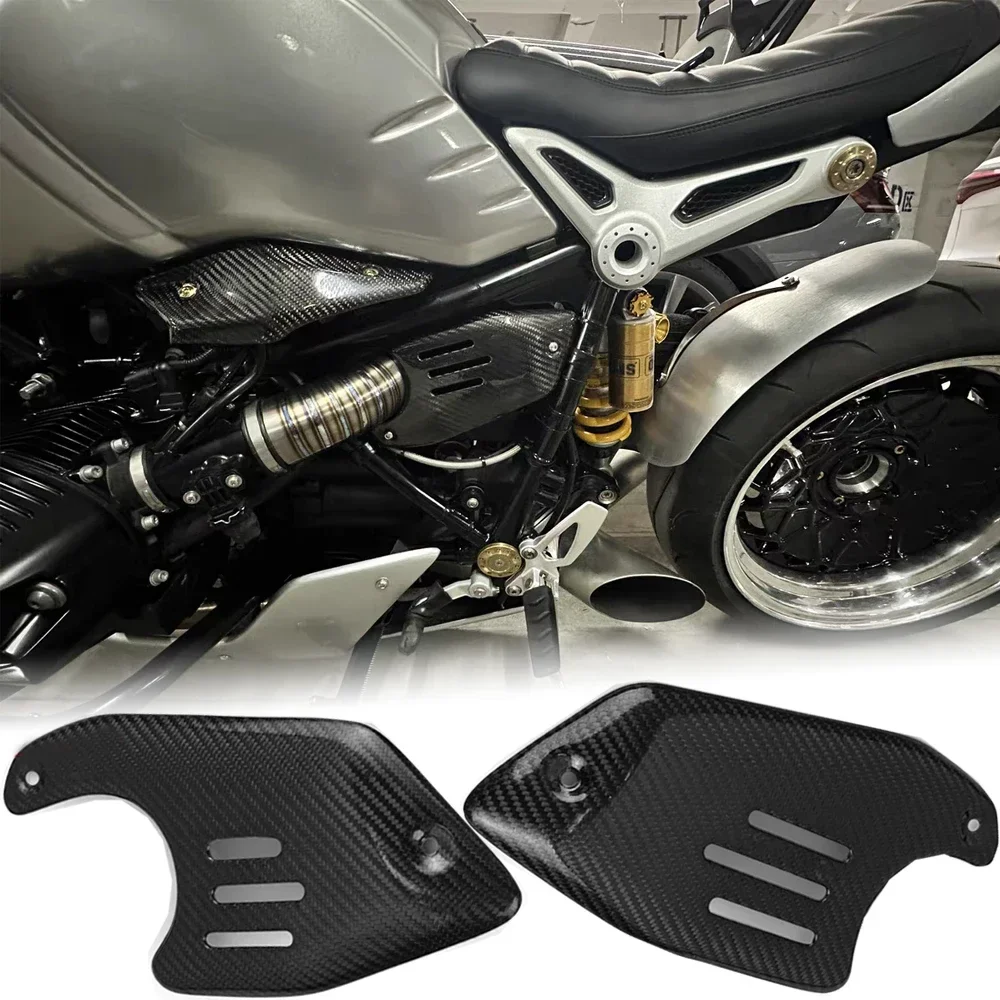 

Для BMW R Nine T боковая крышка рамка панель воздухозаборника обтекатель двигателя мотозапчасти R NINET Scrambler Pure Urban 2015-2023 углеродное волокно
