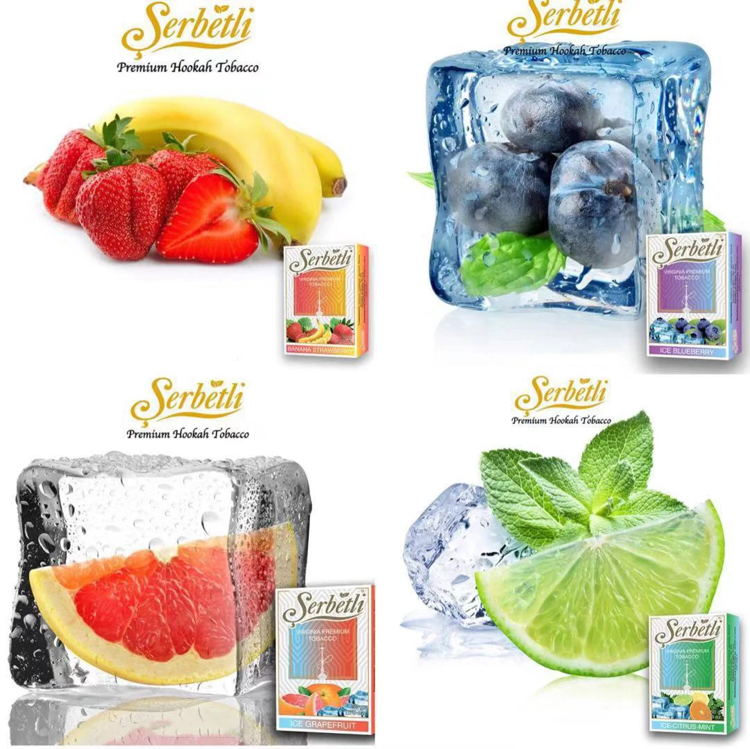 

500g Shisha Hookah Fruity Flavor Hookah Smoking Accessories Mint Cantaloupe Shisha Pipes Accessories 50g/box Turkey Imports