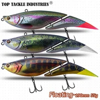 fingshing baits swimbait 190mm 55g bass lure wobbler floating jointed lure pointed tails fishing lure freeshipping