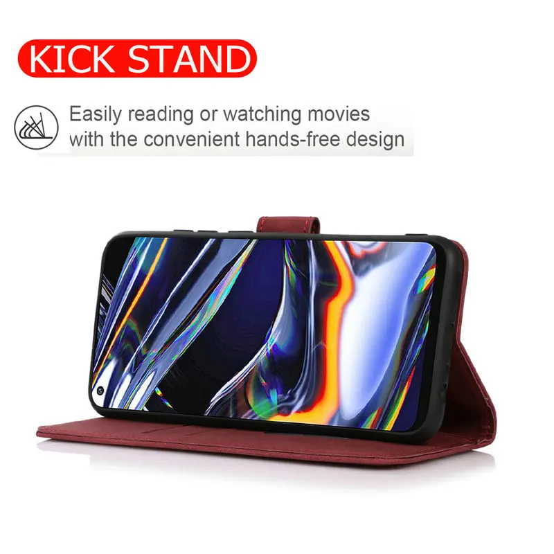 For OPPO A17 A 57 5G Protective Flip Case Leather Smooth Wallet Book Cover Funda A96 A74 A54 A94 A36 54 A77 A17K 76 57 A15 A16 S