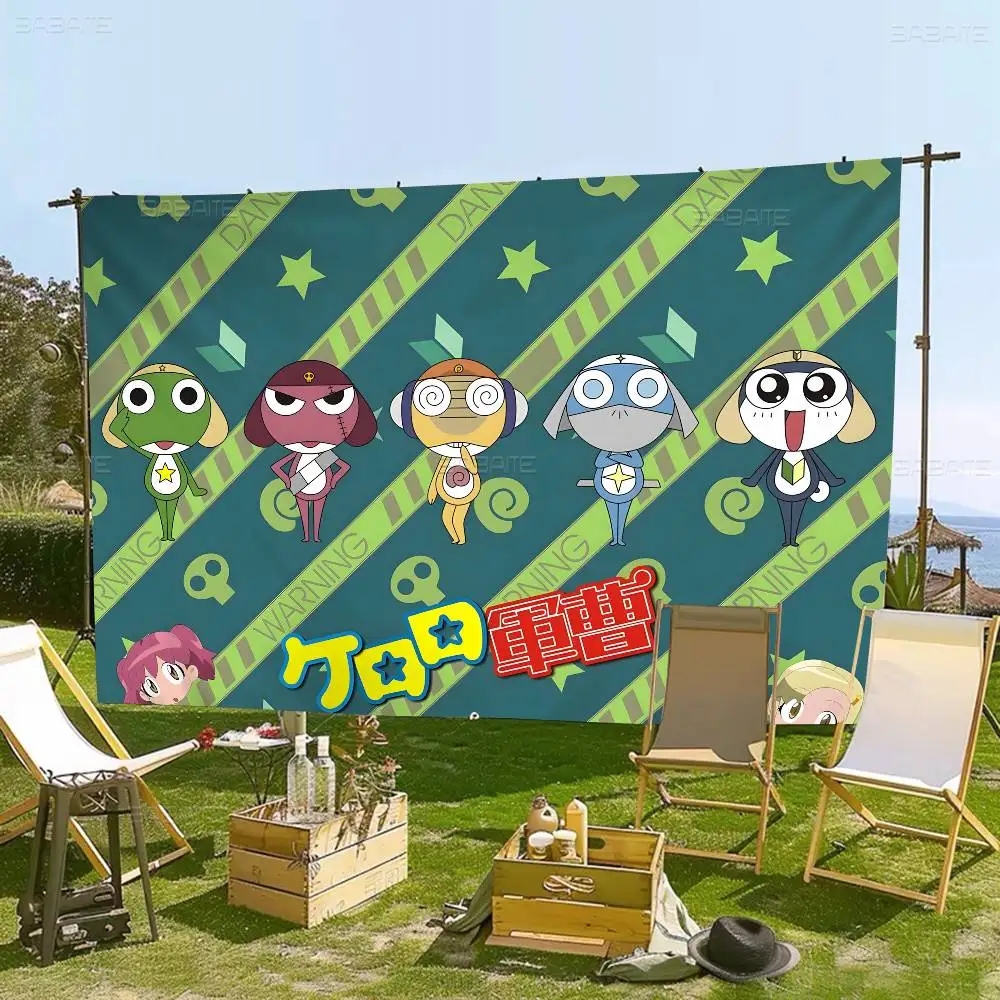 Фото Аниме-флаг K-Keroro Gunsou с лягушкой в стиле INS для украшения уличных вечеринок и создания атмосферы №3