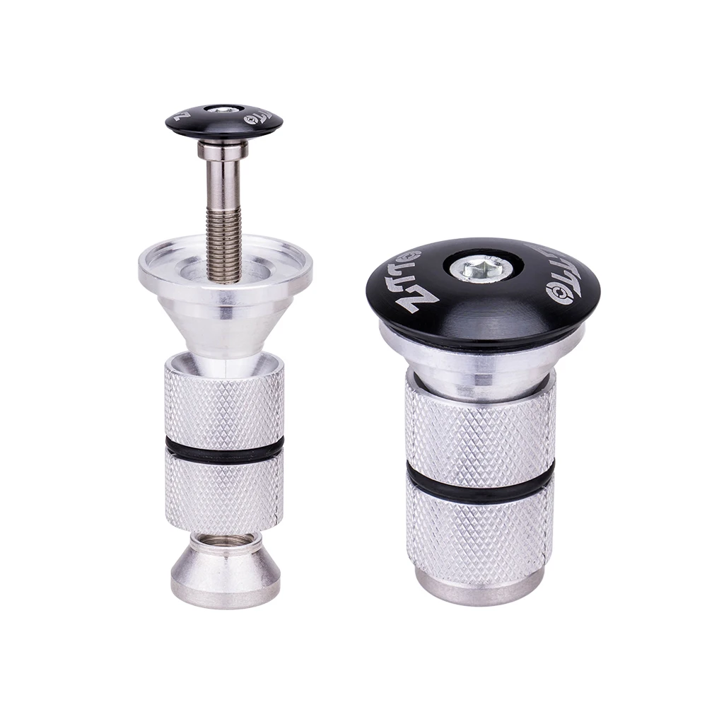 

ZTTO Road Bike Compression Plug With Integrated Spacer Stem Cap Expand Star Nut for Carbon Fork Steerer Bolt MTB headset part