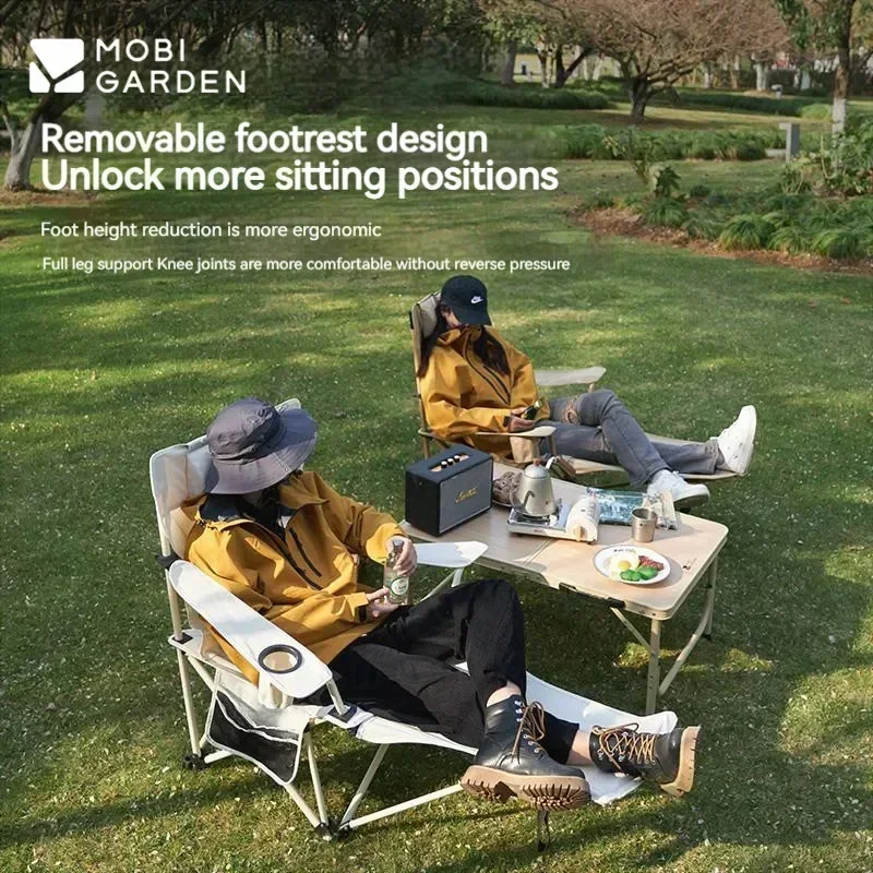 MOBI GARDEN/Сверхлегкий портативный легкий складной стул для кемпинга отдыха на