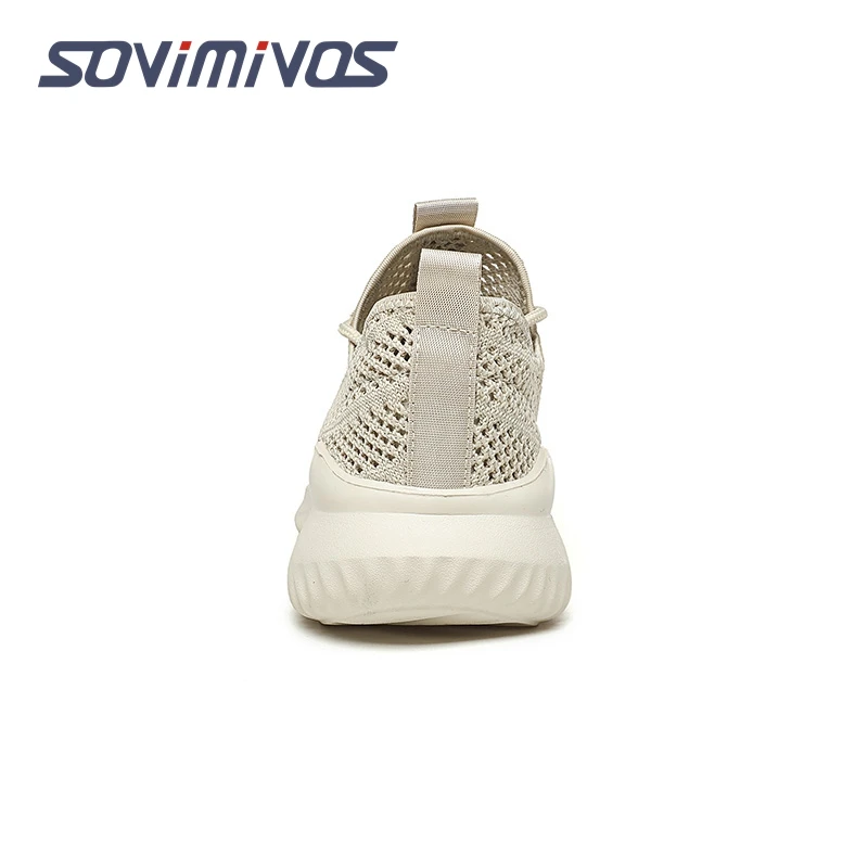 Mens Sneakers Slip-on Lightweight Athletic Running Walking Gym Shoes Men Knit Casual Breathable Trendy Sneakers Tennis Shoe