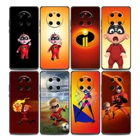 anime the incredibles phone case for huawei y6 y7 y9 2019 y6p y8s y9a y7a mate 10 20 40 pro lite rs soft silicone case