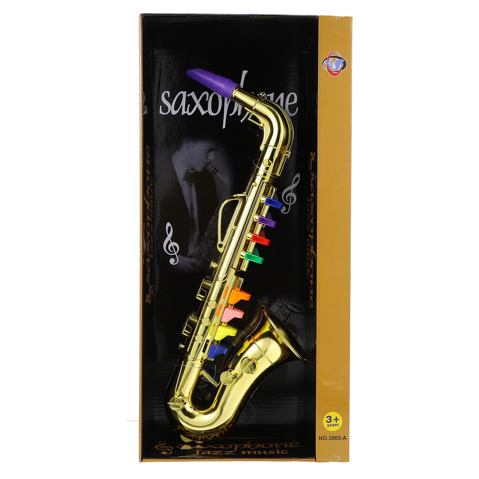 

Saxophone Model Plastic Instrument Eight Tone Vertical Kids Musical Instruments Toys Clarinet