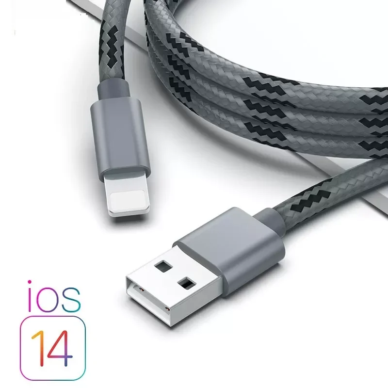

Usb Cable For iphone cable 11 12 pro max Xs Xr X SE 8 7 6 plus 6s 5s 5 ipad air mini 4 fast charging cable For iphone Line Wire