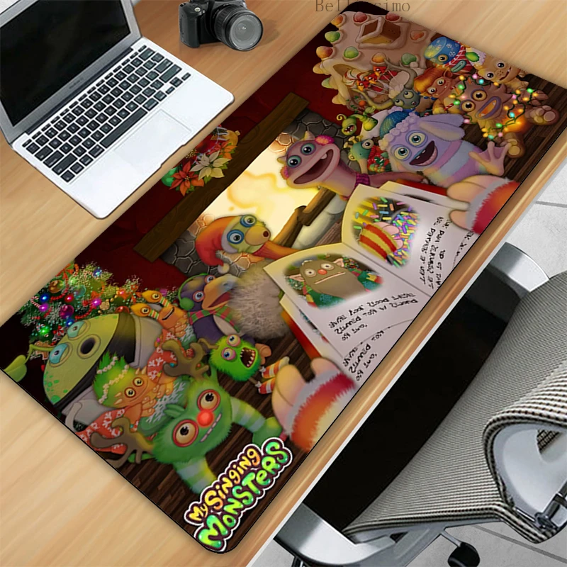 

Мой Поющий монстр, игровые аксессуары, коврик для мыши, коврик для геймеров, кавайный чехол для клавиатуры, ПК, коврик для ноутбука, компьютерный коврик для мыши