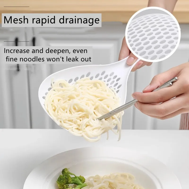 2/3 шт. высокотемпературная дырявая ложка бытовая кухонная для лапши с длинной