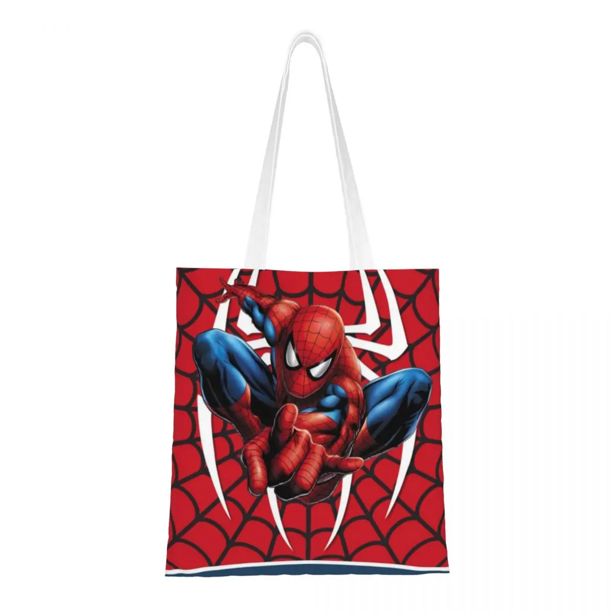 Сумка-тоут паука для продуктов на заказ Женская тканевая Сумочка покупок через