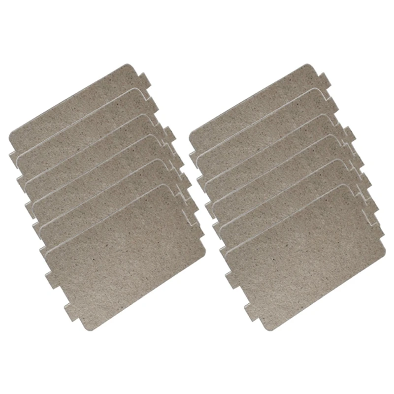 

12Pcs Thickened Wave Guide Spare Parts Accessories Cap Microwave Oven Cover Sheet Universal Repairing Mica Plate