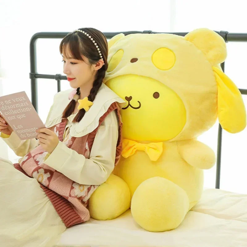 80 см супер большой размер Sanrio чучело Kawaii помпон Purin плюшевые животные удобная